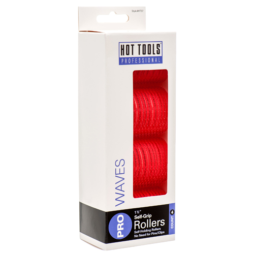 HOT TOOLS SELF-GRIP ROLLER RED 1 1/2" (4 CT) - Click Image to Close